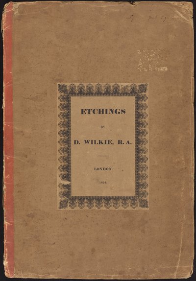 Akwaforty D. Wilkie, R.A. autorstwa Sir David Wilkie