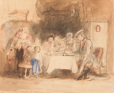 Łaska przed mięsem autorstwa Sir David Wilkie
