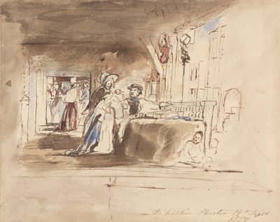 Zakupy w rzędach, Chester autorstwa Sir David Wilkie