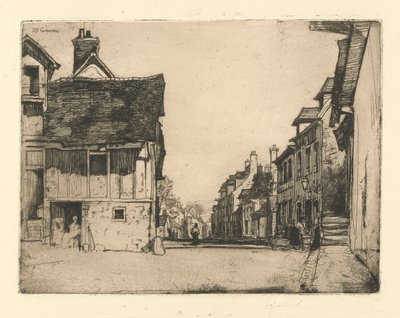 R. 359. Wioska normańska autorstwa Sir David Young Cameron