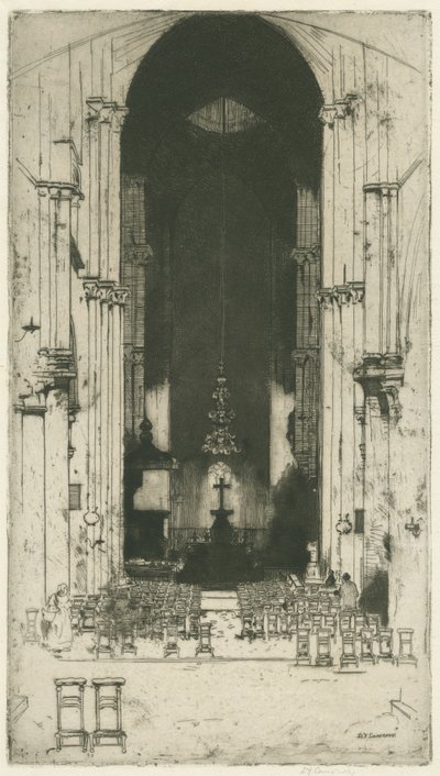 Św. Laumer-Blois autorstwa Sir David Young Cameron