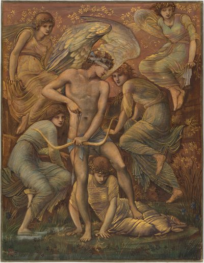 Pola łowieckie Kupidyna autorstwa Sir Edward Burne Jones