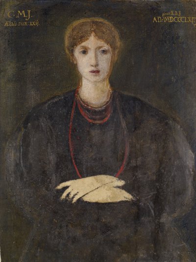 Portret Georgiany Burne-Jones 1840-1920, 1863. autorstwa Sir Edward Coley Burne Jones