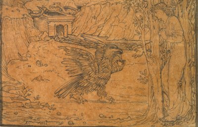 Historia Kupidyna i Psyche: Czarna woda, ok. 1864–1868 r. autorstwa Sir Edward Coley Burne Jones