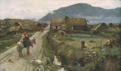 „Plotki z Galway”, ok. 1887, ok. 1930. autorstwa Sir Ernest Albert Waterlow