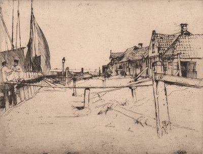 W porcie Volendam autorstwa Sir Frank Short