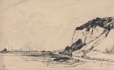 Coast Road, Kingsdown, nr 2, 1922 autorstwa Sir Frank Short