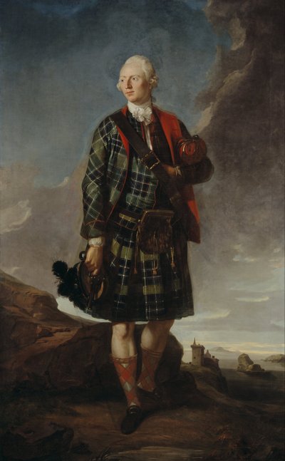 Sir Alexander Macdonald (Sir Alexander Macdonald of Sleat), 1744 autorstwa Sir George Chalmers