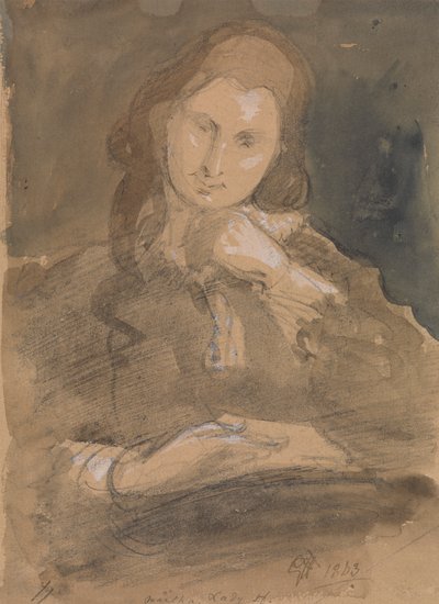 Studium portretowe Marty, Lady Hayter autorstwa Sir George Hayter