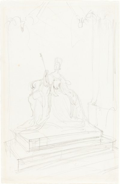 Studium dla „Królowej Wiktorii” autorstwa Sir George Hayter