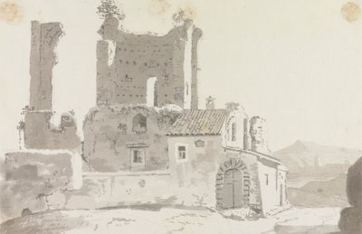 Ruiny Poza Rzymem autorstwa Sir George Howland Beaumont seventh Baronet