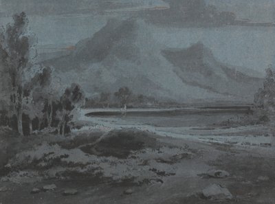 Walijski krajobraz autorstwa Sir George Howland Beaumont seventh Baronet