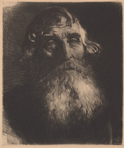 Starzec autorstwa Sir Hubert von Herkomer