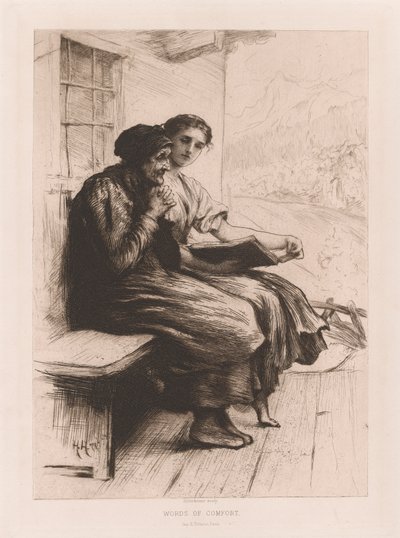 Słowa pocieszenia autorstwa Sir Hubert von Herkomer