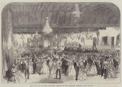 Bal wydany przez Honorable Artillery Company w Armoury, Finsbury autorstwa Sir John Charles Robinson