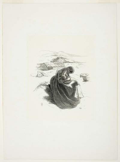 Młoda matka autorstwa Sir John Everett Millais