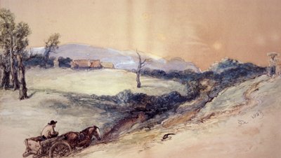„Pejzaż z koniem i wozem”, 1883. autorstwa Sir John Gilbert