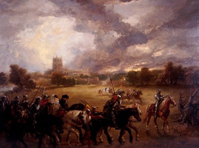 „Margaret Anjou wzięta do niewoli po bitwie pod Tewkesbury”, 1875. autorstwa Sir John Gilbert
