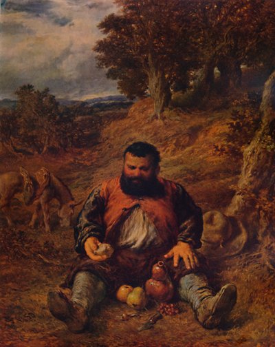Sancho Pansa, 1859, 1935 autorstwa Sir John Gilbert