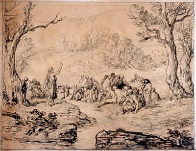 „Głoszenie św. Jana na pustyni”, 1883. autorstwa Sir John Gilbert