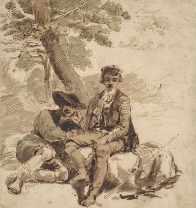 Wędrowcy autorstwa Sir John Gilbert