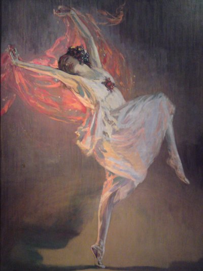 Balerina Anna Pavlova 6-, 7s autorstwa Sir John Lavery