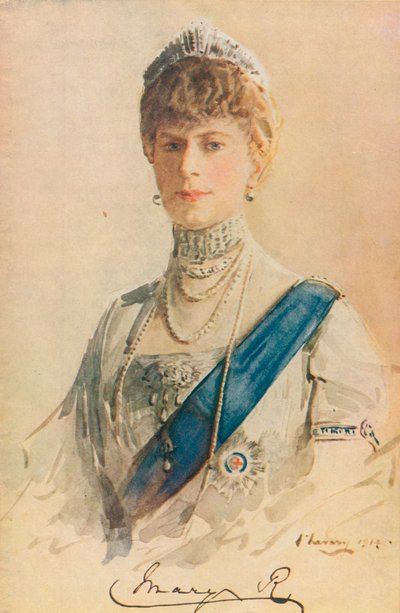 Jej Wysokość Królowa Maryja, 1867-1953, 1913 autorstwa Sir John Lavery