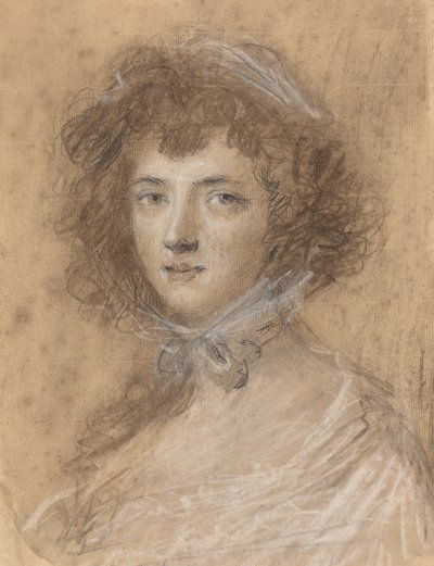 Głowa i popiersie kobiety autorstwa Sir Joshua Reynolds