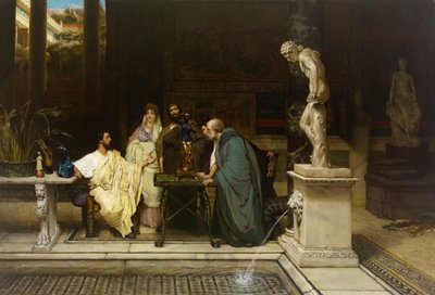 Miłośnik sztuki autorstwa Sir Lawrence Alma Tadema