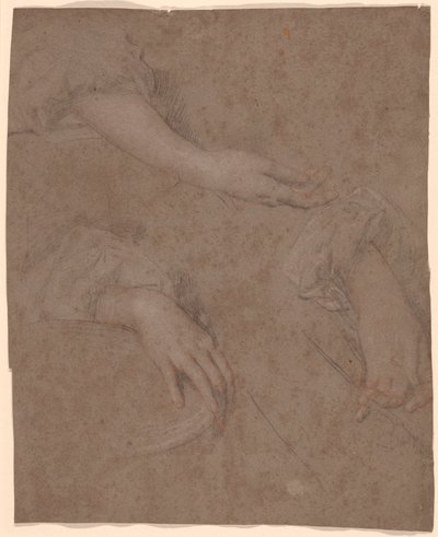 Rysunki rąk autorstwa Sir Peter Lely