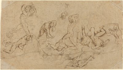 Bitwa nagich mężczyzn autorstwa Sir Peter Paul Rubens