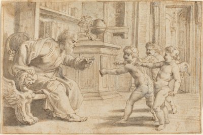Putti testujący ludzkie postrzeganie głębi autorstwa Sir Peter Paul Rubens