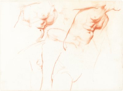 Studia do „Pan mądrych i głupich” [recto] autorstwa Sir William Blake Richmond