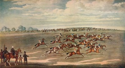 „Wyścigi Epsom”, XIX wiek autorstwa Smart and Hunt