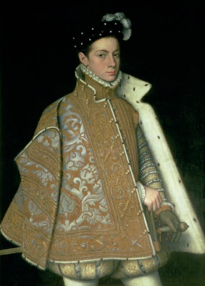 Alessandro Farnese (1546-92), późniejszy gubernator Holandii (1578-86), syn Małgorzaty Parmy (1522-86) i Ottavio Farnese, księcia Parmy (1520-86), ok. 1561 autorstwa Sofonisba Anguissola