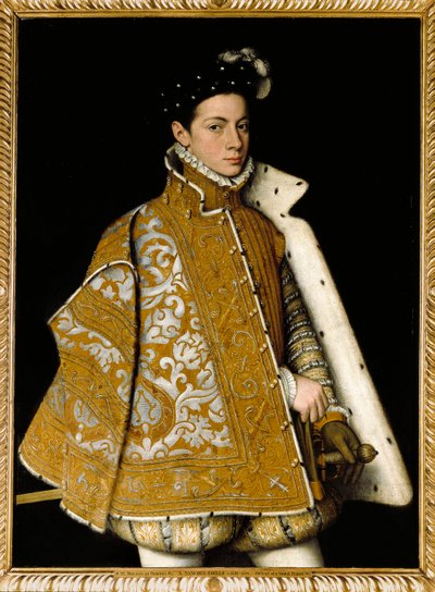 Portret Alexandre Farnese (Alessandro Farnese autorstwa Sofonisba Anguissola