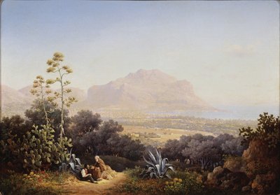 Widok Palermo, 1845 autorstwa Sokrat Maximovich Vorobyev