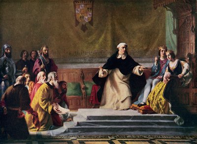 Wypędzenie Żydów z Hiszpanii, 1492, ilustracja do "Hutchinson