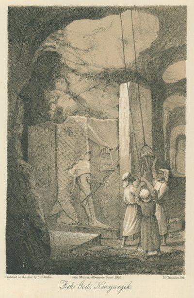 Bóg ryb, Kouyunjik autorstwa Solomon Caesar Malan