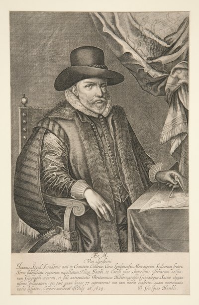 Portret Johna Speeda autorstwa Solomon Savery