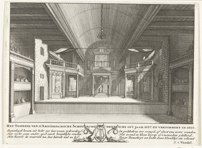 Teatr Jacoba van Campena, 1658 autorstwa Solomon Savery
