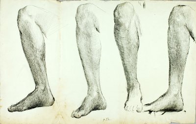 Studium anatomii, #5 autorstwa Solon H. Borglum