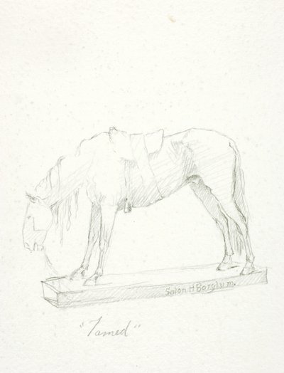 Oswojony autorstwa Solon H. Borglum