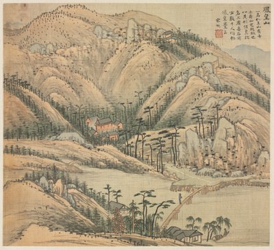Mt. Fenghuang Mt. Phoenix, 1500s. autorstwa Song Xu