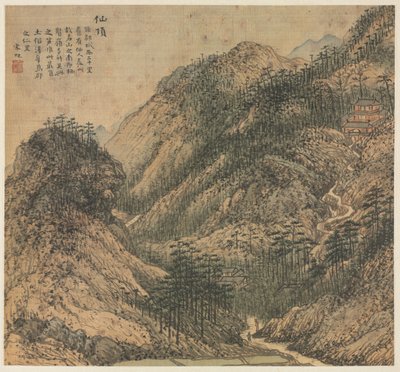 Szczyt Nieśmiertelnych Xianding, 1500s. autorstwa Song Xu