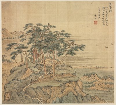 Szczyt Yutai (Jade Terrace Peak) autorstwa Song Xu