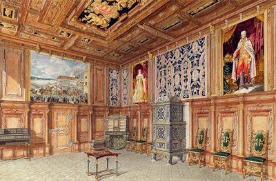 Sala koronacyjna w Pałacu Laxenburg pod Wiedniem autorstwa Sotira