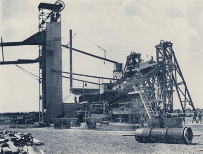 Pralka, De Beers (zdjęcie czarno-białe) autorstwa South African Photographer