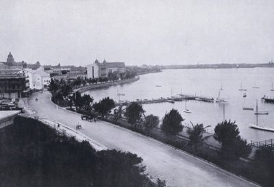 Bay Esplanade, Durban (zdjęcie czarno-białe) autorstwa South African Photographer