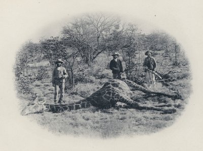 Polowanie na grubą zwierzynę w Transwalu (zdjęcie czarno-białe) autorstwa South African Photographer